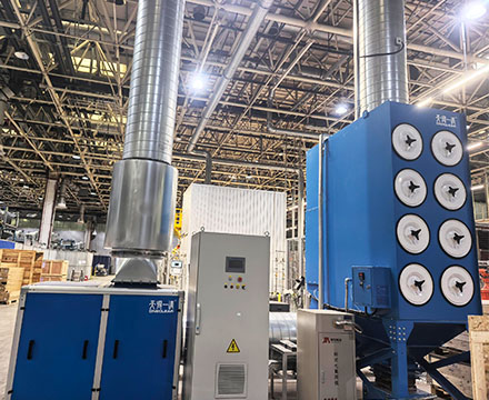 汽车厂焊接车间激光房排风项目