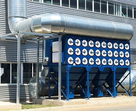 某汽车厂防爆干式除尘项目