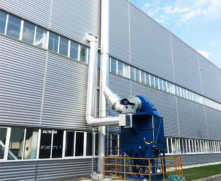 某新能源厂防爆湿式除尘项目